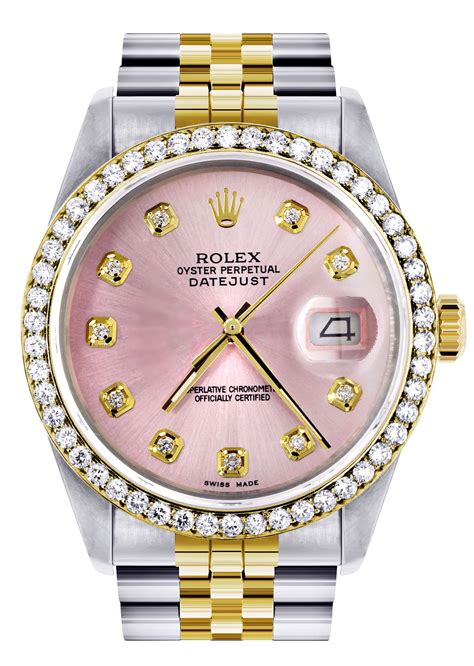 pink gold rolex woman